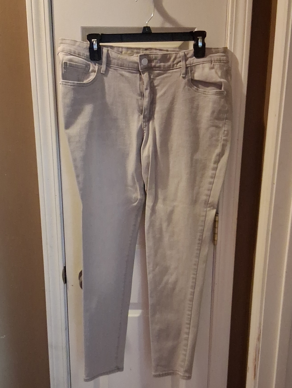 Old Navy Grey Slim Straight Jeans